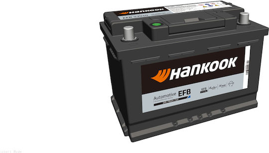 Hankook Batterie Auto EFB SE 57010 mit Kapazität 70Ah und CCA 650A Start/Stopp
