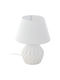 Eglo Altas Ceramic Table Lamp for Socket E14 with White Shade and Base