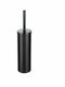 Geesa Nemox Metallic Toilet Brush Black Matt