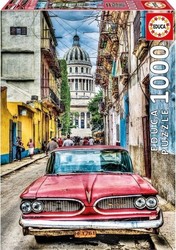Puzzle Vintage Car in Old Havana 2D 1000 Pieces