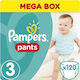 Pampers Pants Πάνες Βρακάκι No. 3 για 6-11kg 120τμχ