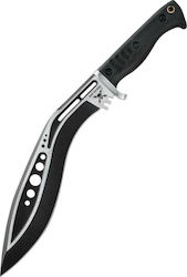 United Cutlery Μ48 Kukri Machete Black with Blade made of Stainless Steel in Sheath