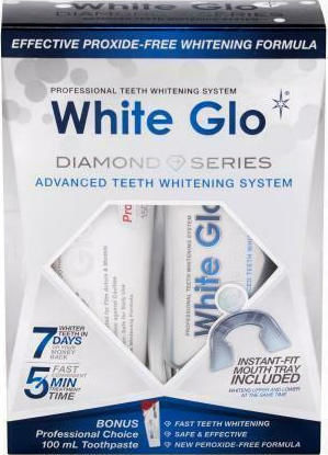 White Glo Diamond Series Whitening System Pastă de dinți pentru Albire 150gr