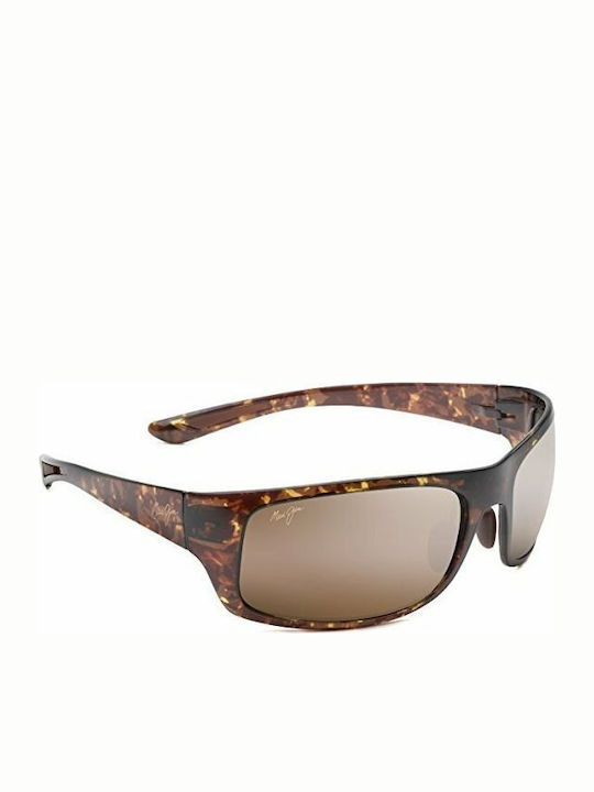 Maui Jim Sonnenbrillen mit Braun Rahmen und Braun Polarisiert Linse H440-15T