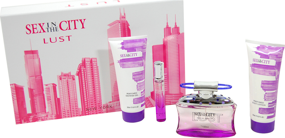 Sex In The City Lust Eau De Parfum 100ml Shower Gel 200ml Body Lotion 200ml And Eau De Parfum 