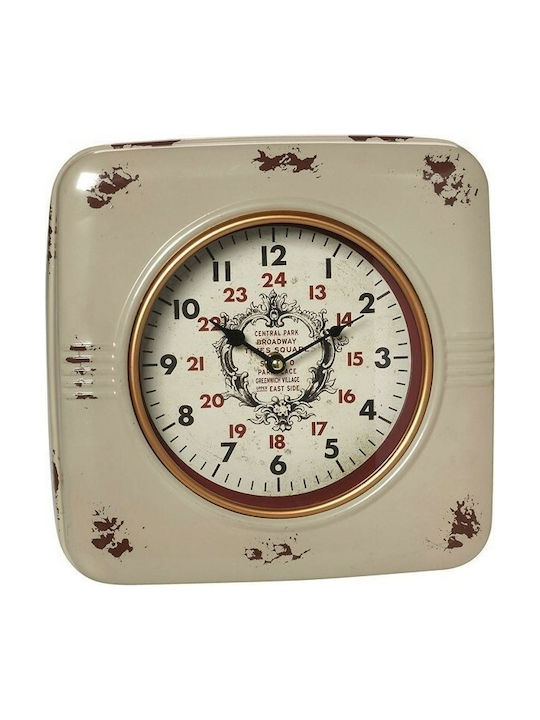 Espiel Wall Clock Metallic LOG438