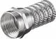 Goobay Βύσμα F-Connector female Ασημί 51852