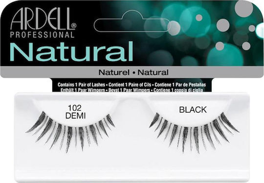 Ardell Natural False Lashes in Black color 102 Demi