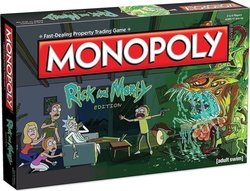 USAopoly Board Game Monopoly: Rick and Morty Ages 8+ (EN)