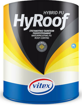 Vitex Hyroof Hybrid PU Ελαστομερές Ακρυλικό Επαλειφόμενο Στεγανωτικό Πολυουρεθάνης 0.75lt Λευκό