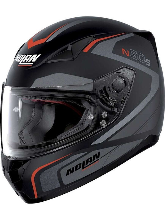 Nolan N60-5 Practice 18 Flat Black Κράνος Μηχανής Full Face 1400gr