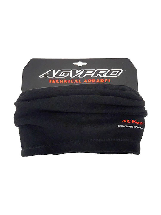 AGVpro Micro Warmer Περιλαίμιο Αναβάτη Μοτοσυκλέτας Fleece Μαύρο Χρώμα