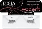 Ardell Accent Falsche Wimpern in Schwarz Farbe 315