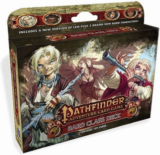 Board Game Pathfinder Rise Runelords: Bard Class Deck for 1-6 Players 13+ Years Old Paizo