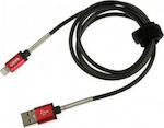 Lampa Regular USB to Lightning / micro USB 1m Cable Red (38840)