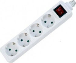 Geyer Power Strip 4 Positions with Switch without Cable