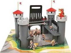 Janod Wooden Construction Toy Κάστρο του Δράκου