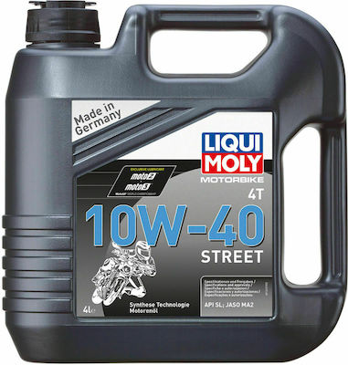 Liqui Moly Motorbike 4T Semi-synthetic Motorcycle Oil for Four-Stroke Engines 10W-40 4lt