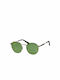 Polaroid Unisex Sonnenbrille mit Silber Metall Gestell und Grün Polarisiert Linse PLD2053/S 1ED/UC