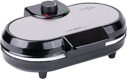 First Austria FA5305-2WI Waffle Maker 2 Portions in Flower Shape with Ceramic Coating 1000W