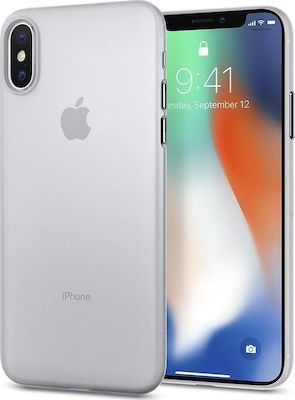 Spigen AirSkin Silicone Back Cover Transparent (iPhone X / Xs)