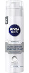 Nivea Men Sensitive Ultra Comfort Αφρός Ξυρίσματος για Ευαίσθητες Επιδερμίδες 200ml