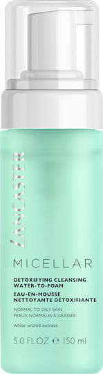 Lancaster Micellar Detoxifying Cleansing Water to Foam Micellar Water Αφαίρεσης Μακιγιάζ Προσώπου 150ml