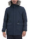 -TT610 3 in 1 Winter Jacket Parka Waterproof and Windproof Navy Blue