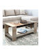 Rectangular Central Coffee Table Olympus Wooden Castillo Toro L110xW51xH42.5cm