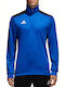 Adidas Regista 18 Herren Sportliches Langarmshirt Ausschnitt mit Reißverschluss Blau