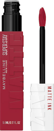 Maybelline Super Stay Matte Ink Υγρό Κραγιόν Matte 80 Ruler 5ml