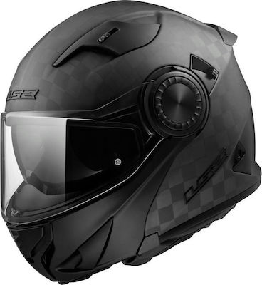 LS2 FF313 Vortex Matt Carbon Motorradhelm Aufklappbar ECE 22.05 1390gr