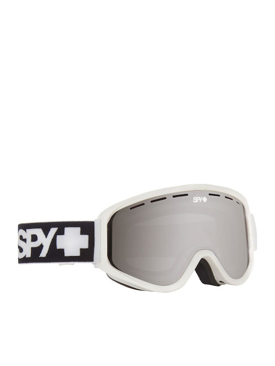 Spy Woot Ski & Snowboard Goggles Kids White with Lens in Gray Color