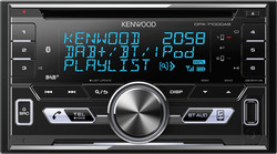 Kenwood Sistem Audio Auto 2DIN (Bluetooth/USB/AUX/Partitură)