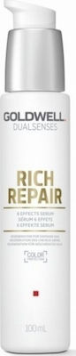 Goldwell Dualsenses Rich Repair Serum de fortifiere pentru Par Uscat 6 Efecte 100ml