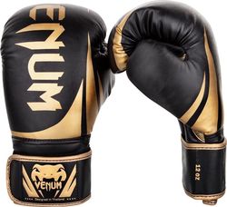 Venum Challenger 2.0 0661 Boxhandschuhe aus Synthetikleder für Kampf Black/Gold
