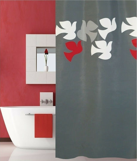 San Lorentzo Dove Perdea de Baie Țesătură 240x180cm Gri 1780 GREY