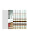 Joy Bath Stripes Fabric Shower Curtain 180x200cm Multicolour
