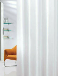 Joy Bath Plain Fabric Shower Curtain 180x200cm Beige