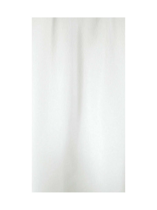 San Lorentzo Berlin Κουρτίνα Μπάνιου Υφασμάτινη 180x200 cm Λευκή