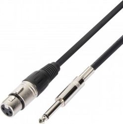 Soundsation XLR female - 6.3mm male 10m BMCJX-10BK