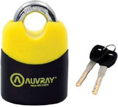 Auvray K-Bloc 7cm Motorcycle Chain Lock Motorcycle Chain Lock with 13mm Pin in Yellow