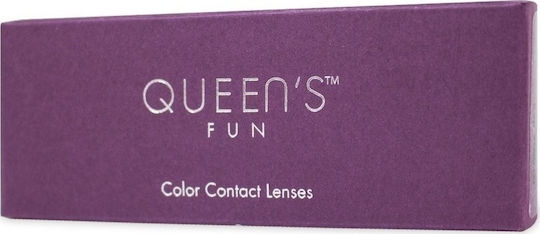 Queen's Fun 2 Μηνιαίοι Έγχρωμοι Φακοί Επαφής Υδρογέλης