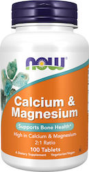 Now Foods Calcium & Magnesium 100 ταμπλέτες