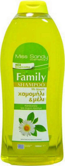Miss Sandy Family Șampon de Păr cu Mușețel și Miere pentru Toate Tipurile de Păr 1000ml
