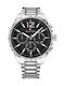 Tommy Hilfiger Gavin Ανδρικό Ρολόι 46mm Χρονογράφος Μπαταρίας με Ασημί Μεταλλικό Μπρασελέ