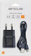 Ancus Ladegerät mit USB-A Anschluss und Kabel Micro-USB Schwarzs (54709)