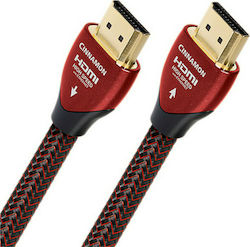 Audioquest Cinnamon HDMI 2.0 Braided HDMI Male to HDMI Male 2m Red Audioquest Cinnamon HDMI 2.0 Braided HDMI Male to HDMI Male 2m Red