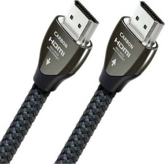Audioquest Carbon HDMI 2.0 Premium High Speed 4K 60Hz HDR Braided Cable HDMI male - HDMI male 1.5m Μαύρο