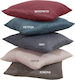 Viopros Sofa Cushion Easy from 100% Cotton Brown 40x40cm. 635413